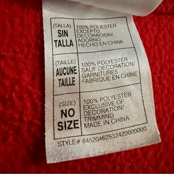 DISNEY Mickey Star Red Blanket 45.5 inches X 59 inches long 45 X 59 - Picture 3 of 7